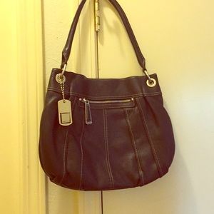 Tignanello Black Leather Bag